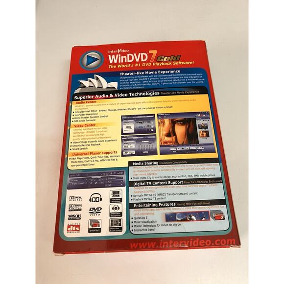 InterVideo WinDVD 7 Gold Software Computer DVD Video Playback Player - Picture 5 of 6